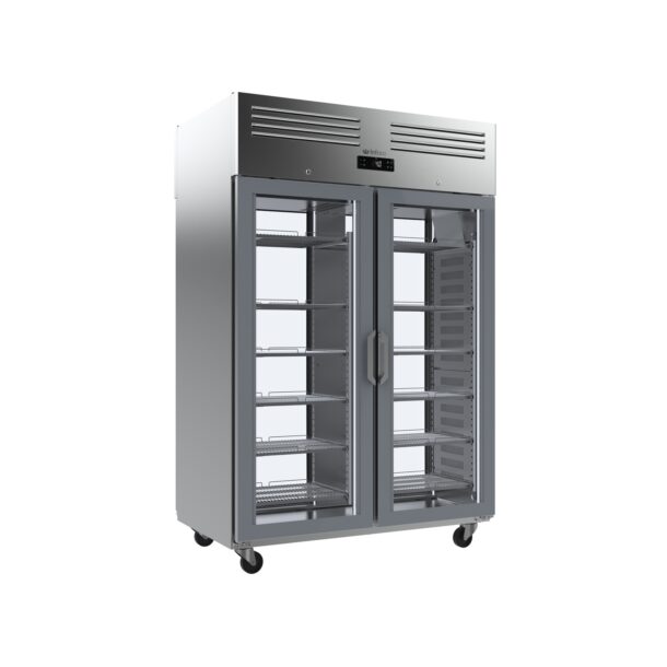Armario de refrigeración 1400 litros pasantes dos puertas de cristal AGB1402PDCR INFRICO