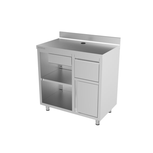 Mesa cafetera Series de 1000mm IMC100 INFRICO