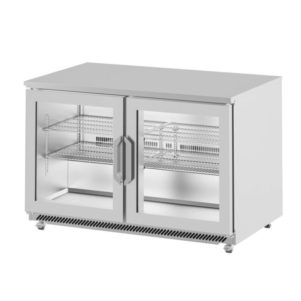 Mesa undercounter refrigeración UC Series de puertas de cristalUC48RCRINFRICO