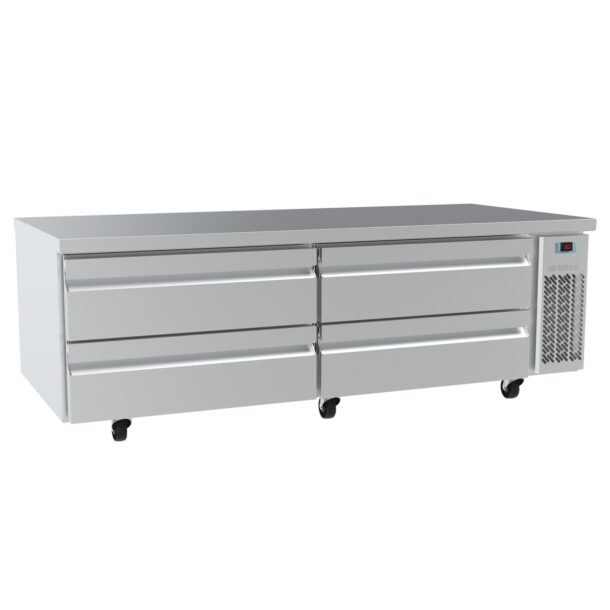 Mesa baja refrigeración CHEF-BASES Series de 1845mm MSG72 INFRICO