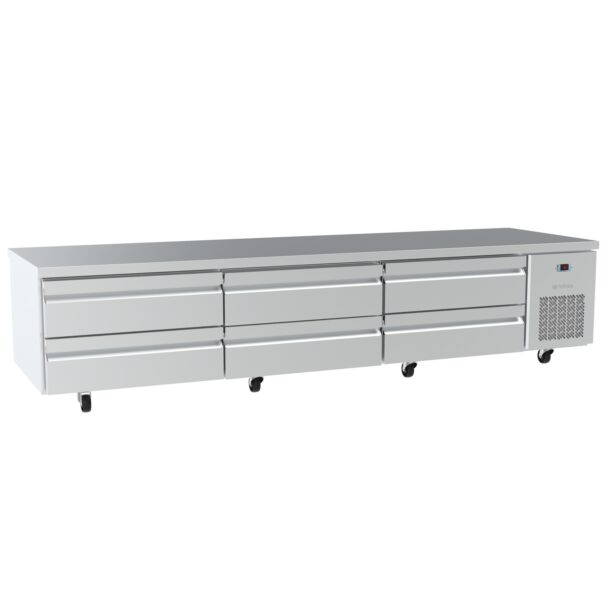 Mesa baja refrigeración CHEF-BASES Series de 2809mmMSG110INFRICO