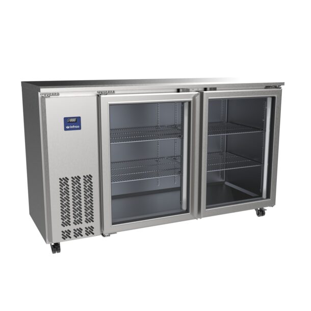 Frente mostrador refrigerado BACK BAR Series de 1543 de glass doorERV60IIGDINFRICO