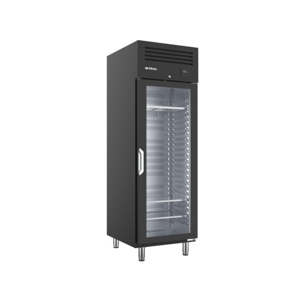 Armario madurador de carne Dry Aging de 687mm. Serie Ext Acero Lacado NegroAGB701MDABINFRICO