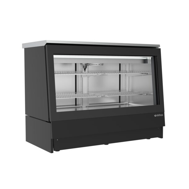Vitrina cerrada refrigerada Dry Aged Serie VC 1384mm ext acero lacado negro VC1400MDAB INFRICO