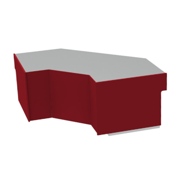 Mueble caja mostrador serie Niza 1035mm. Serie ángulo abierto 45ºVNZ45ACMINFRICO