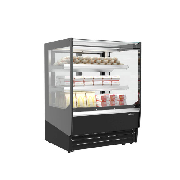 Vitrina caliente expositora para pastelería serie Ambar 1250mmVBR12PCINFRICO