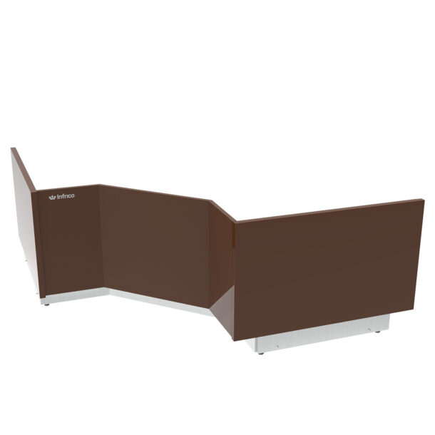Mueble caja mostrador serie Magnus. Serie ángulo cerrado 90VMG90ACMINFRICO
