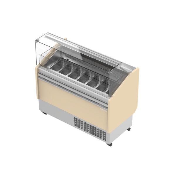 Vitrina estática expositora de helados serie Ibiza 1250mm Grupo small incorporadoVBZ12SUINFRICO
