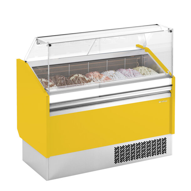 Vitrina estática expositora de helados serie Ibiza 1622mm Grupo small incorporadoVBZ15SUINFRICO