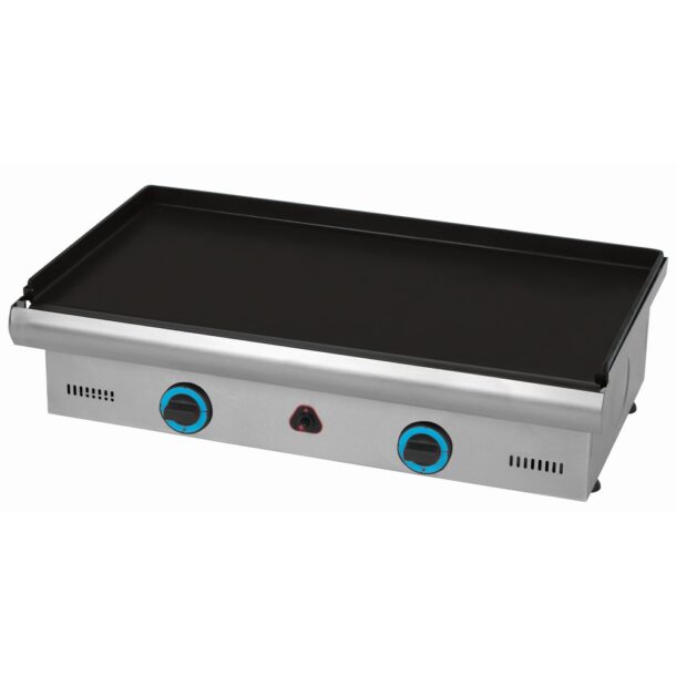 Plancha eléctrica. Modelo de placa de acero laminado 15mm peto perimetral inox.PE80NCINFRICO