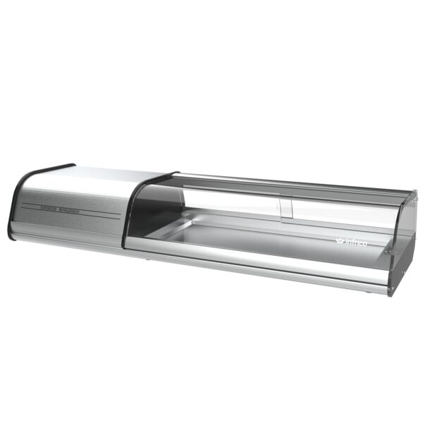 Expositor de barra y platos serie VEP - VEB. Serie plata de 1268mm VEP4P INFRICO