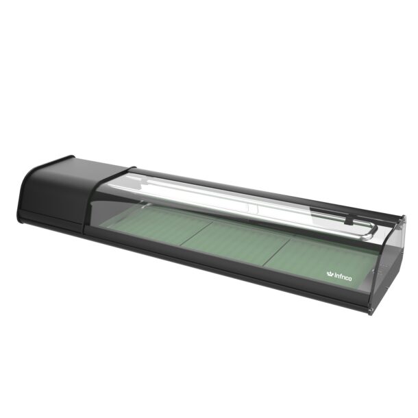 Expositor sushi, pescado y marisco serie VSU. Serie plata 1620mmVSU6PINFRICO