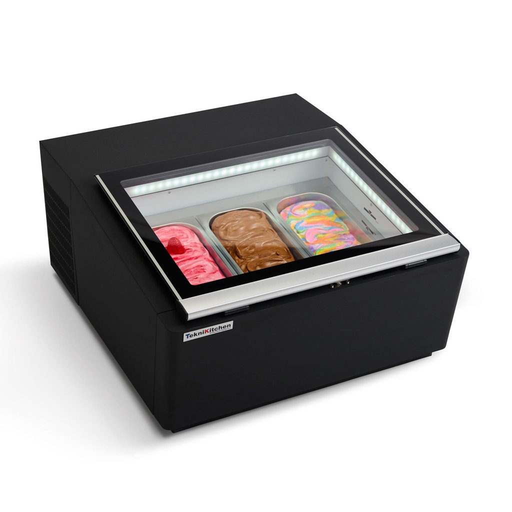 Vitrina expositora de gelato TKNS03B/W TKN