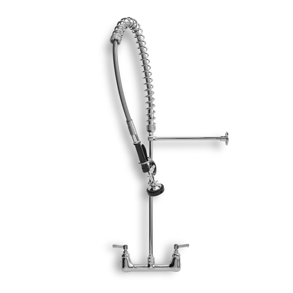 Llave de prelavado a pared con mezcladora de 8” TKN2210 TKN