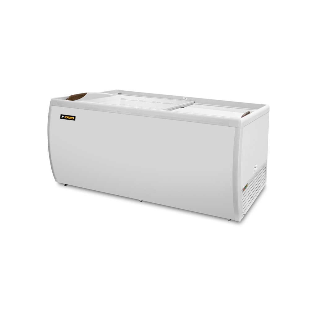 Congelador Horizontal con Tapa de Cristal Plano 450 L CONGECRI-16P RHINO
