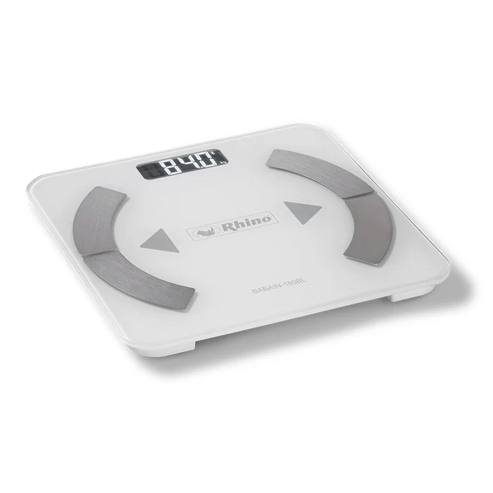 Báscula Inteligente de Pesaje Corporal 180 Kg BABAIN-180BL RHINO