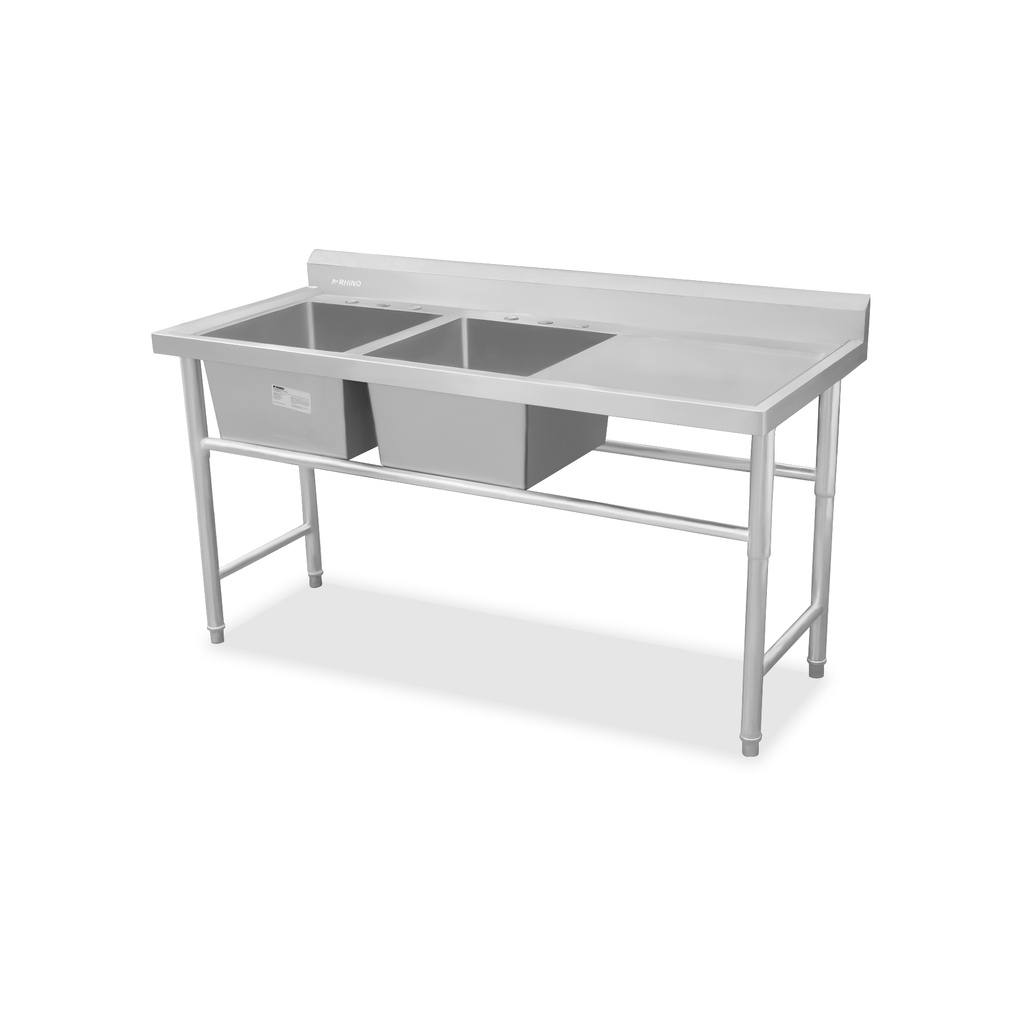 [103863] Fregadero de Dos Tarjas FREGA-2T RHINO