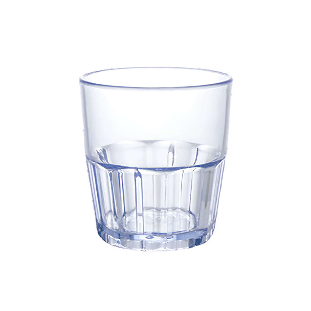 Vaso de Plástico estireno Transparente de 12 Oz. VATRA-12 CALEDONIA