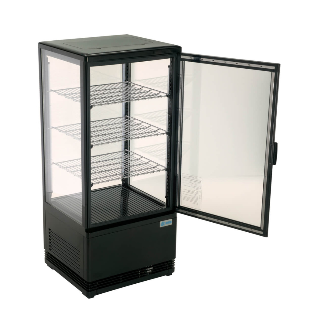 [100701] Vitrina Refrigerada Vertical Panorámica Puerta Curva RT-78L 1R MIGSA