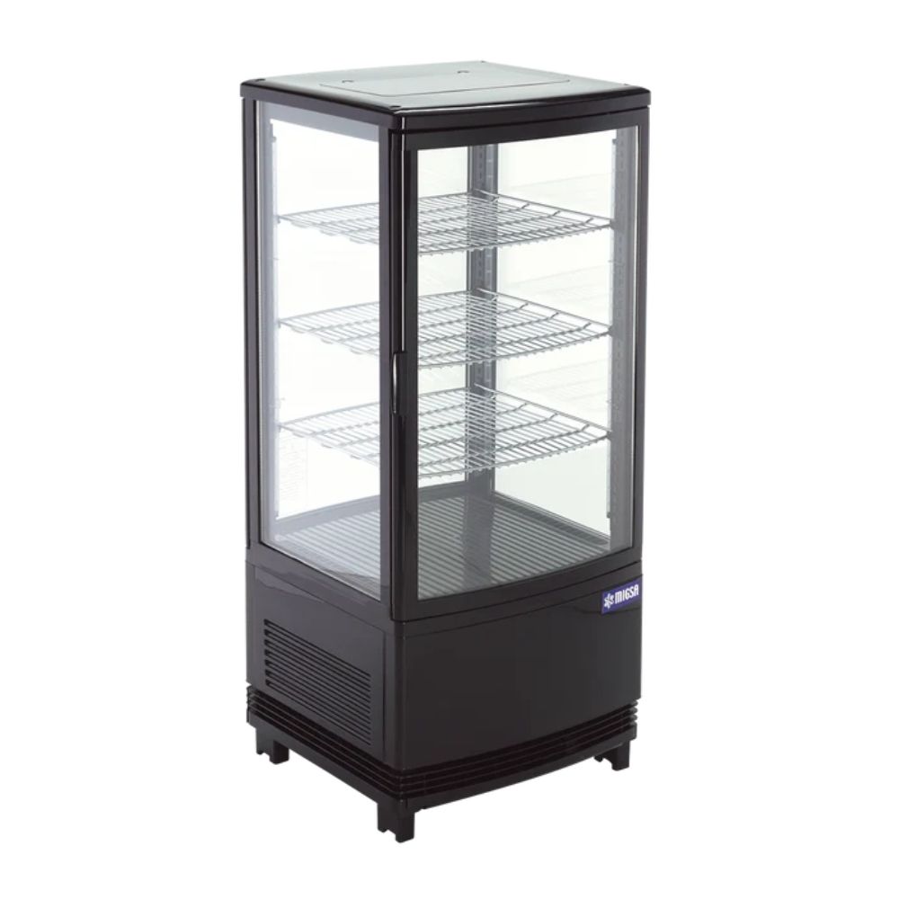 [100702] Vitrina Refrigerada Vertical Panorámica 2 Puertas Curvas RT-78L 2R MIGSA