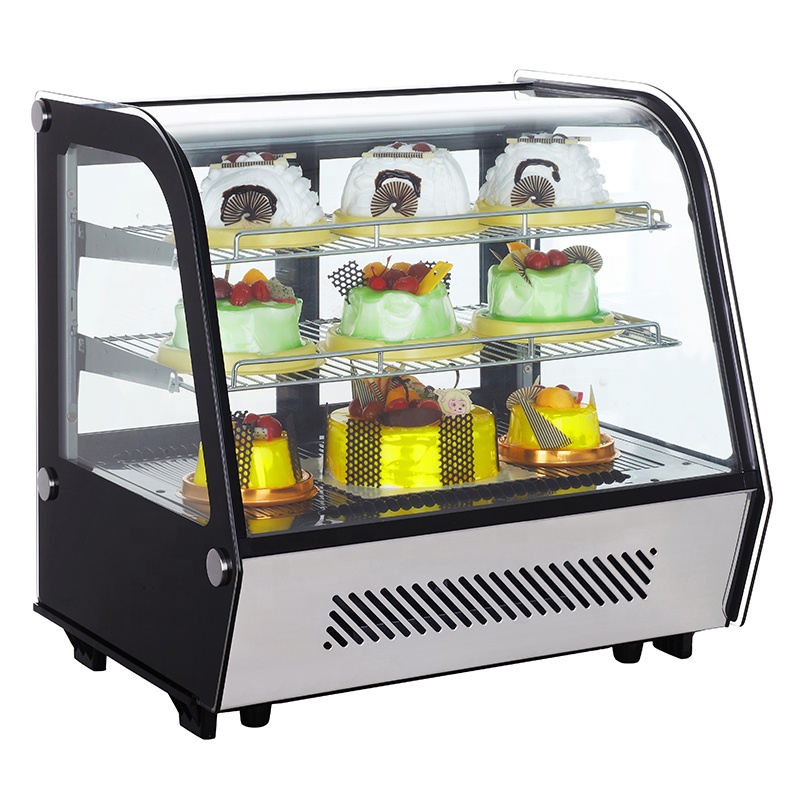 [100706] Vitrina Refrigerada Horizontal Antiempañante Sobre Mostrador 70 cm RTW-120L4 MIGSA