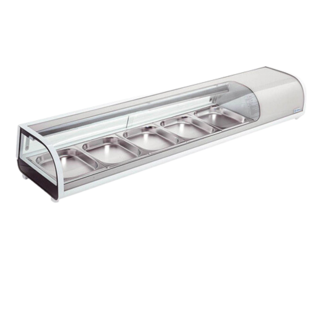 [100709] Vitrina Refrigerada Horizontal para Sushi 180 cm RTS-132L MIGSA