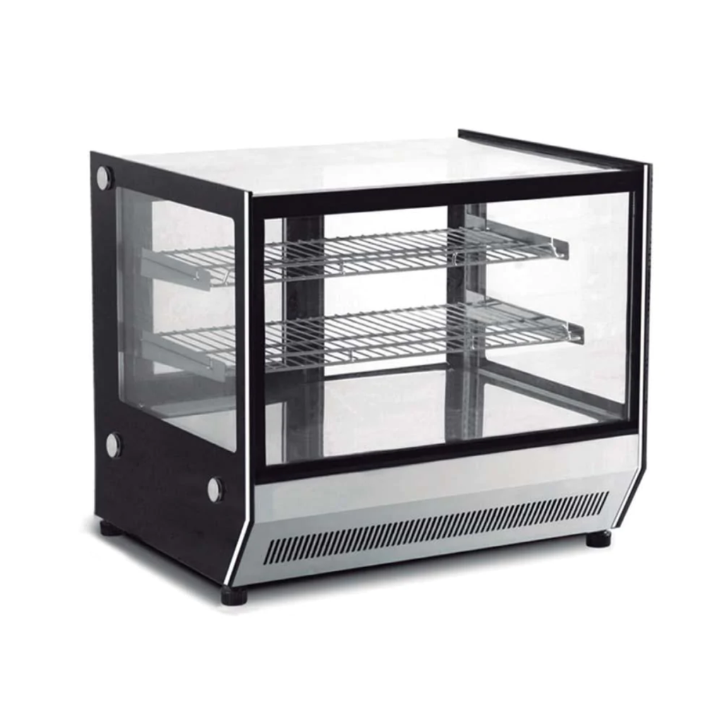 [100750] Vitrina Exhibidora Caliente para Mostrador Cristal Recto 90 cm GN-900HRT MIGSA