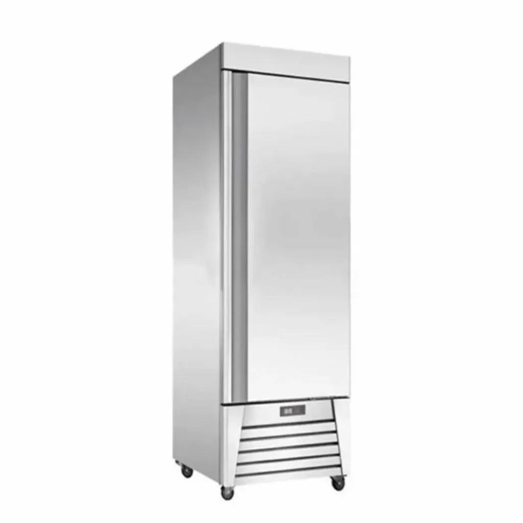 Refrigerador Industrial Vertical en Acero Inox. 1 Puerta Sólida 23 Pies UR-27C-1 MIGSA