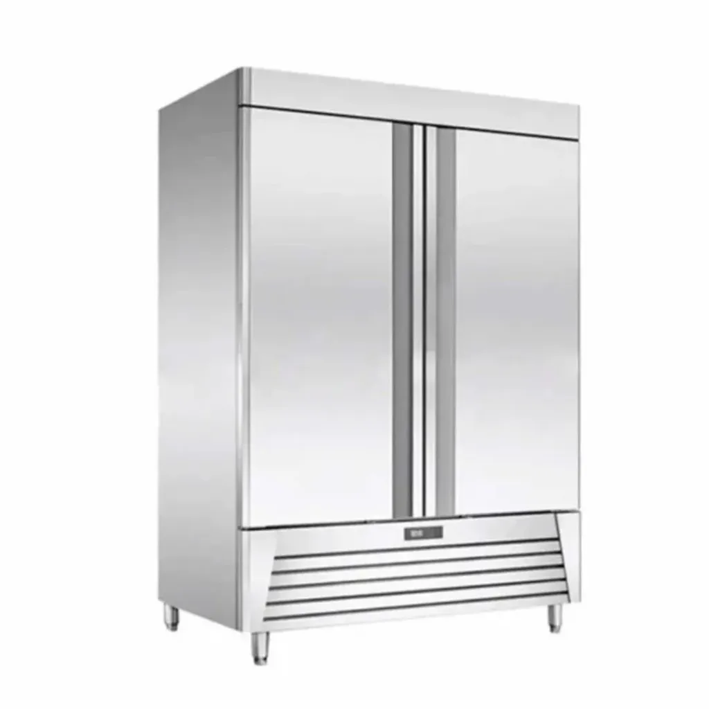 Refrigerador Industrial Vertical en Acero Inox. 2 Puertas Sólidas 47 Pies UR-54C-2 MIGSA