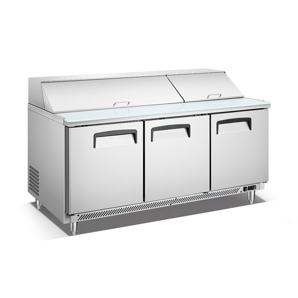 [100769] Mesa Refrigerada para Preparación de Ensaladas 3 Puertas 183 cm SCL-3 MIGSA