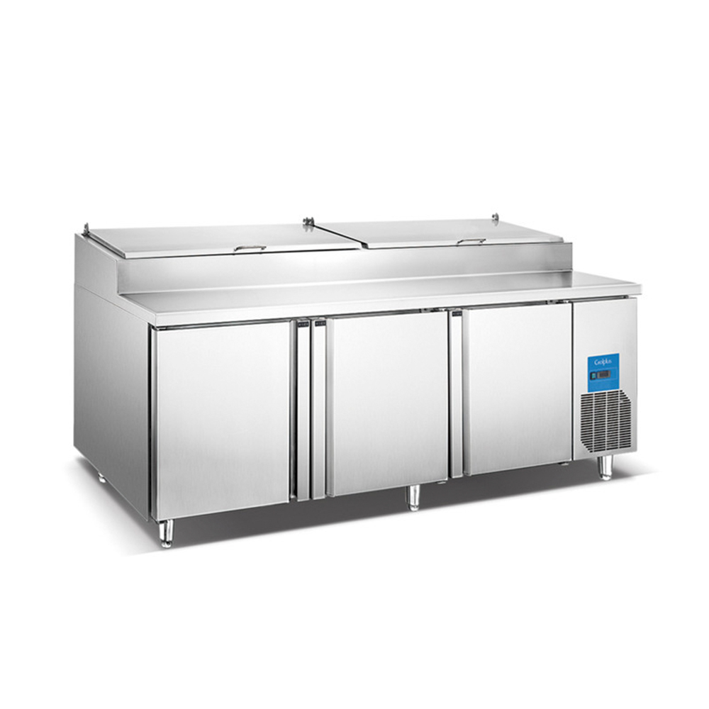 [100772] Mesa Refrigerada para Preparación para Pizza 3 Puertas 231 cm PICL3 MIGSA