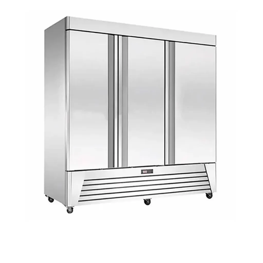 [100781] Congelador Industrial Vertical en Acero Inox. 3 Puertas Sólidas 72 Pies UR-78F-3 MIGSA