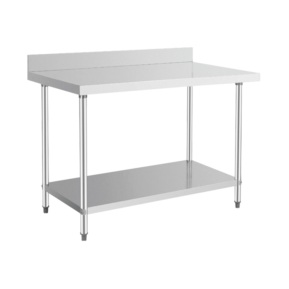 [101058] Mesa de Trabajo con Lambrin y Entrepaño 120 cm BNW04/120 MIGSA