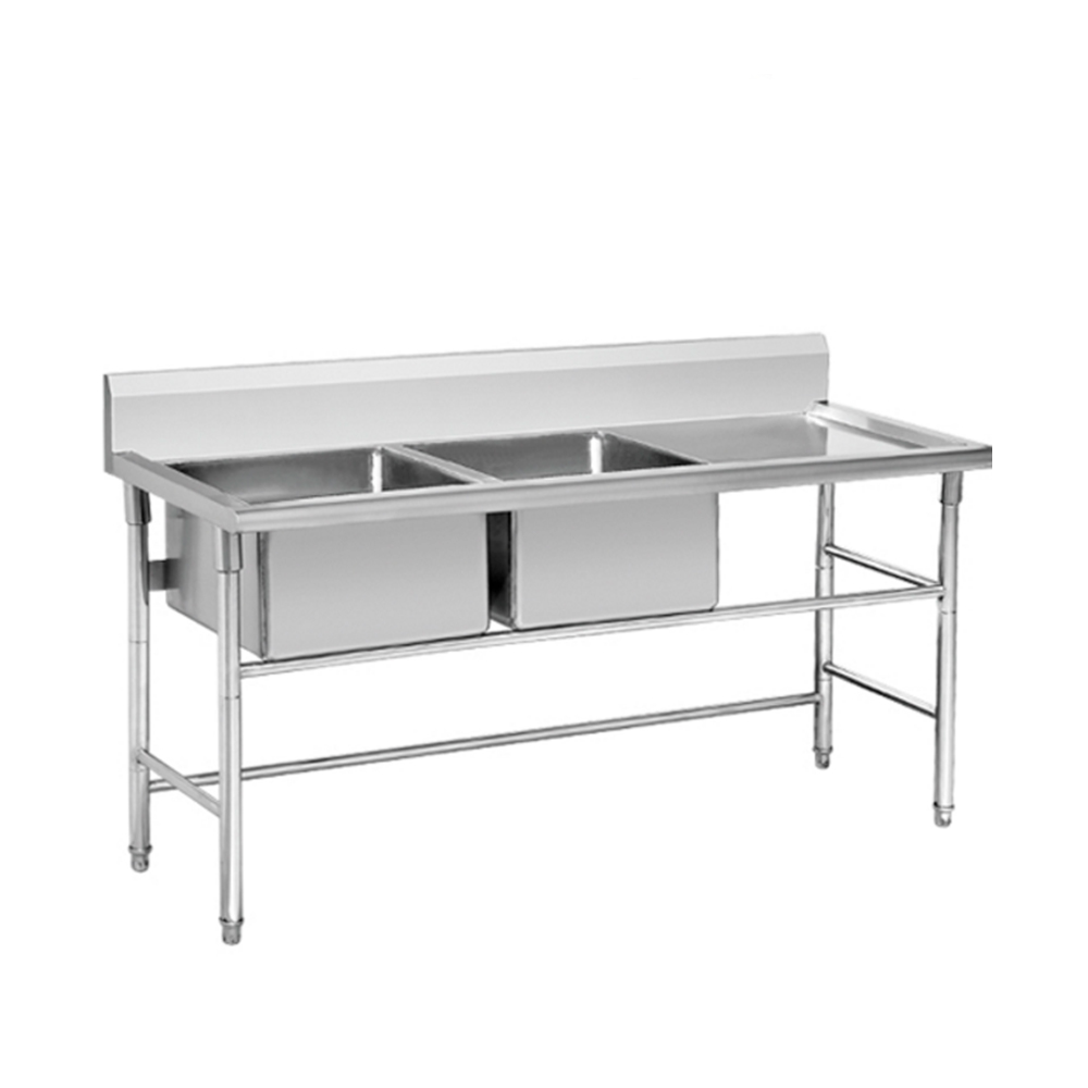 [101063] Fregadero Doble con 2 Tarjas 160 cm BN-S07 MIGSA