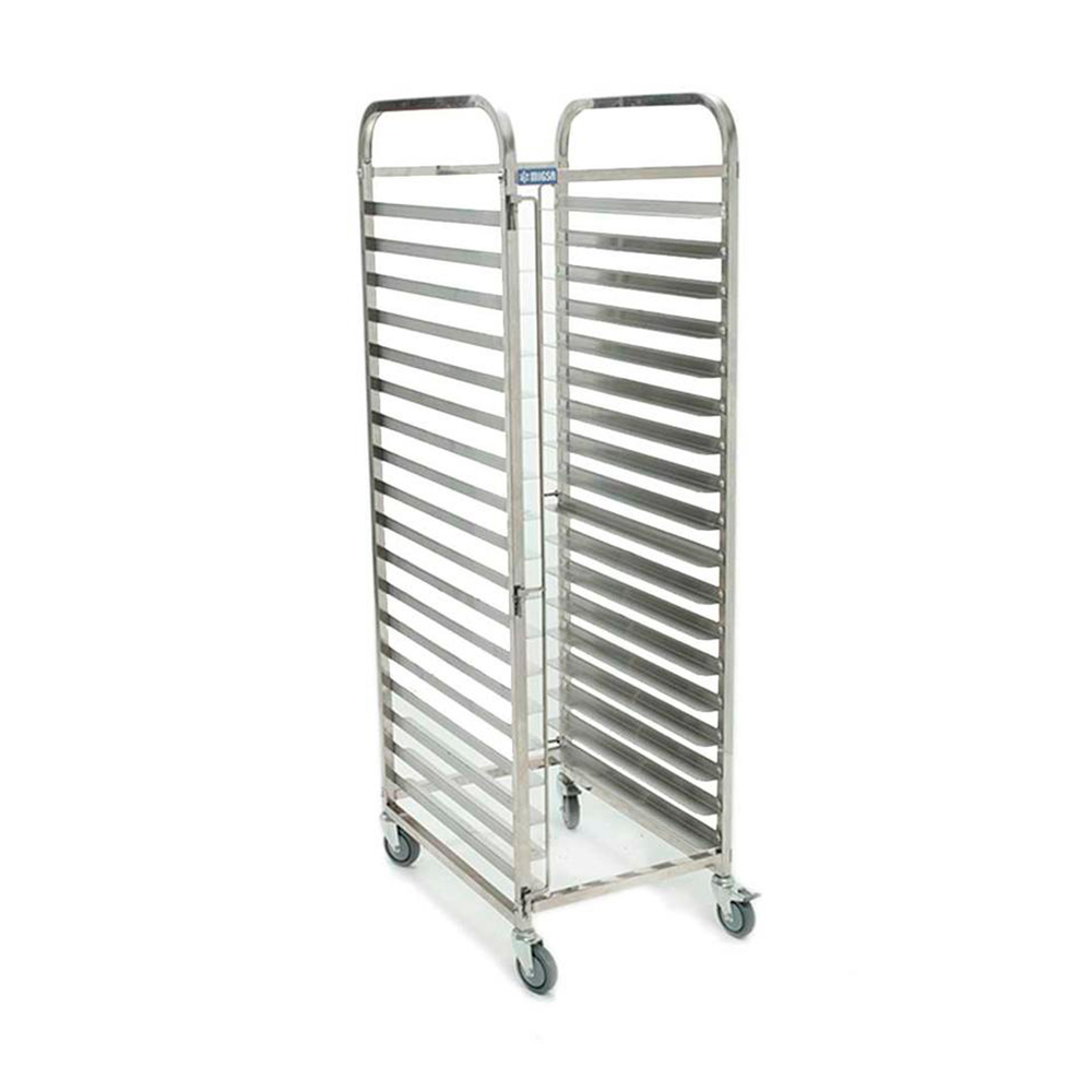 [101071] Espiguero de 20 Charolas en Acero Inox. BN-T01 MIGSA