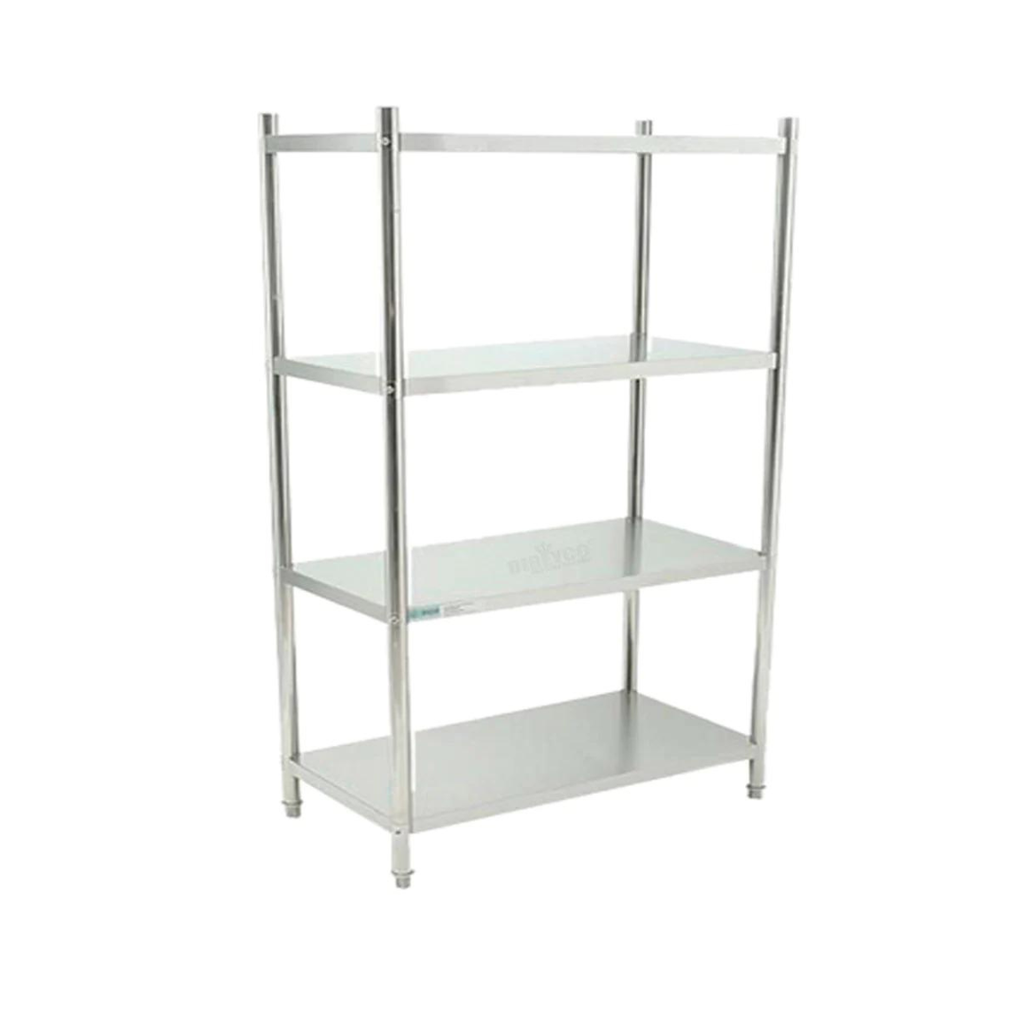 [101080] Anaquel de Acero Inox. 4 Entrepaños Lisos 120 cm BN-R02/120 MIGSA