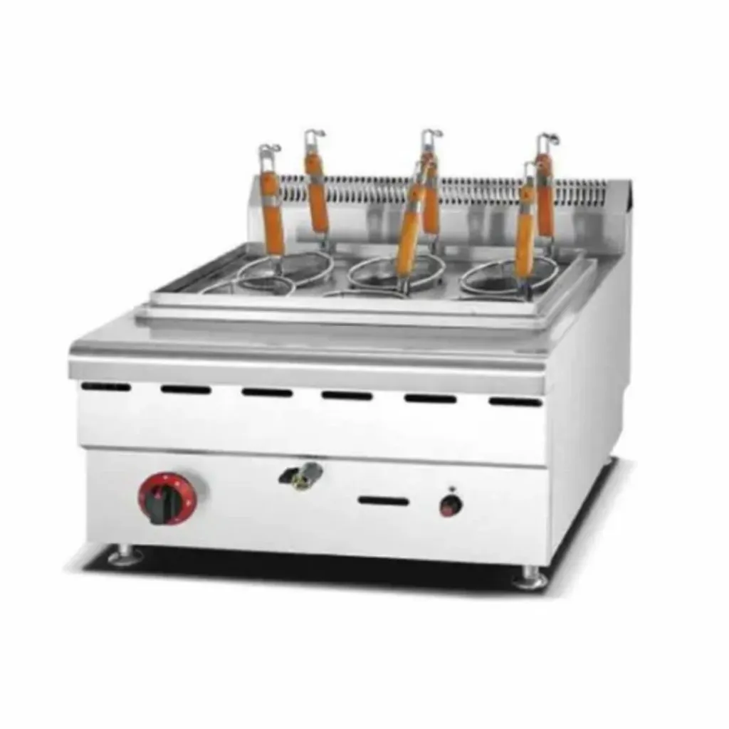 [101196] Cocedor Modular de Pastas a Gas 6 Canastillas 60 cm HGL-610 MIGSA