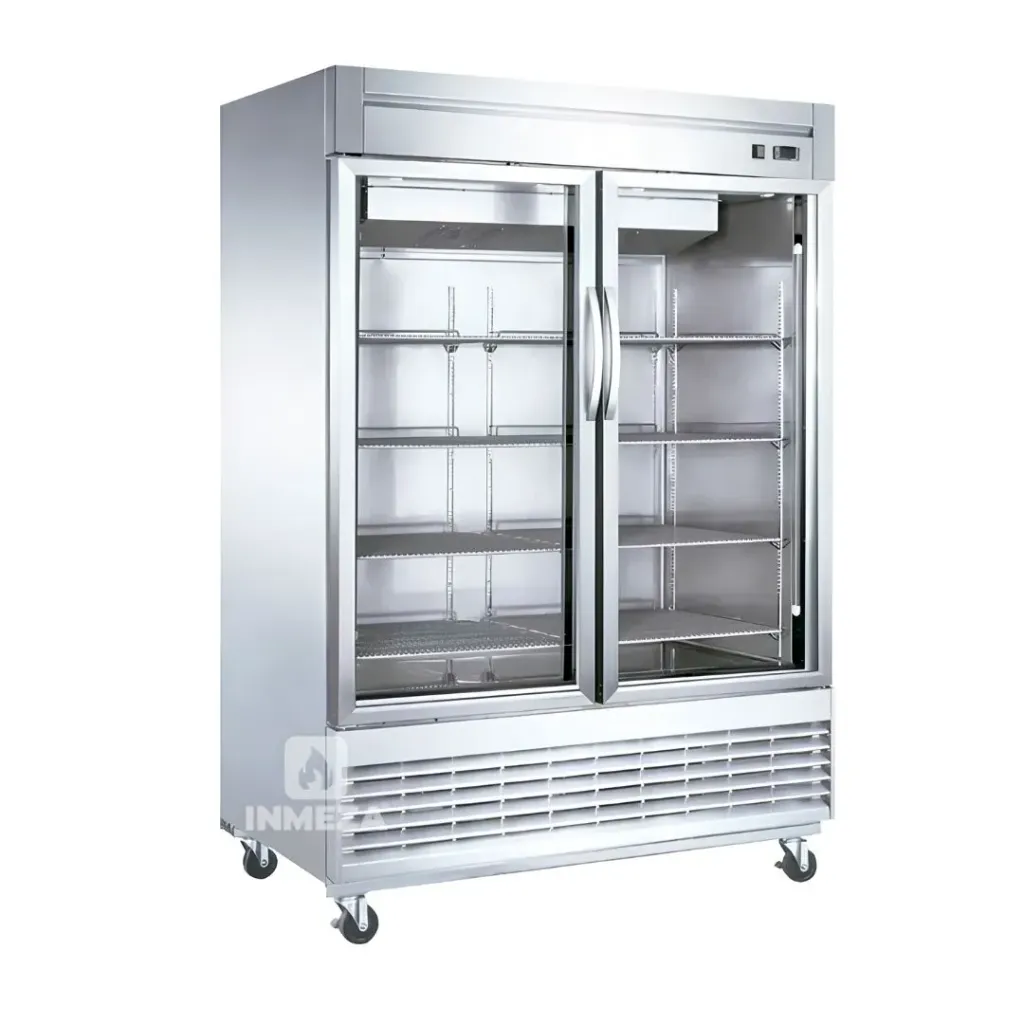 [101323] Congelador Industrial Vertical en Acero Inox. 2 Puertas de Cristal 47 Pies UR-54F-2G MIGSA