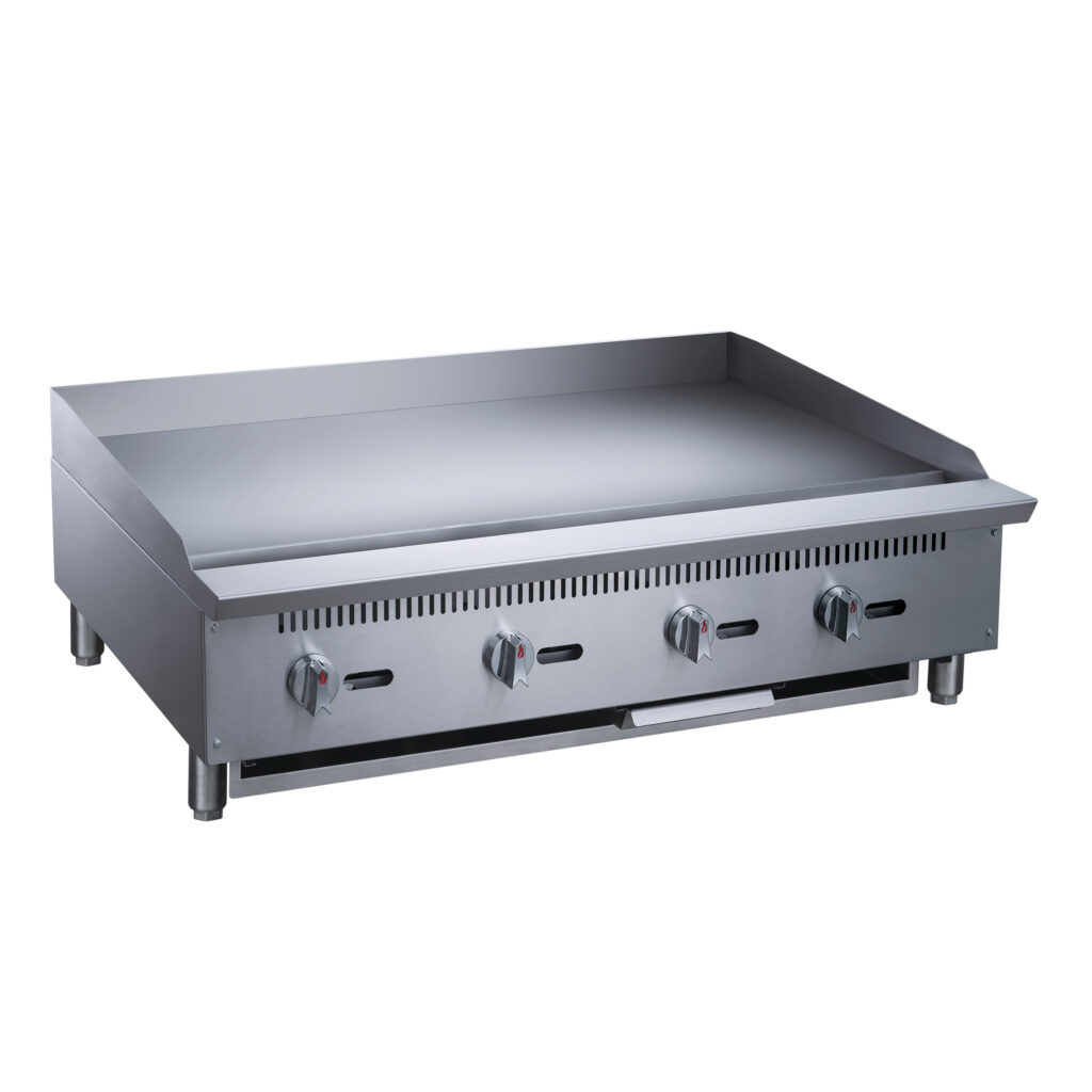 [101333] Plancha Comercial a Gas de 4 Quemadores MGRG-48-MG MIGSA