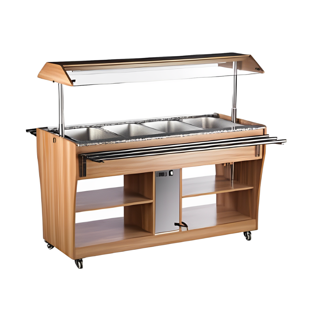 [101342] Mesa Buffetera Caliente Móvil RTR-1490L MIGSA