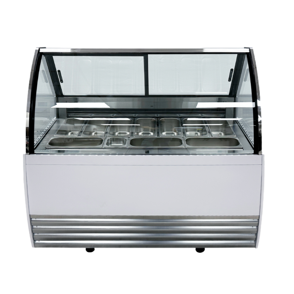 [101368] Vitrina Exhibidora de Helados de 10 Insertos a Piso DW-10 MIGSA