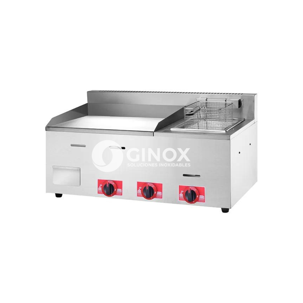 [101431] Plancha Grill Combinada con Freidora a Gas PFM-85 MIGSA
