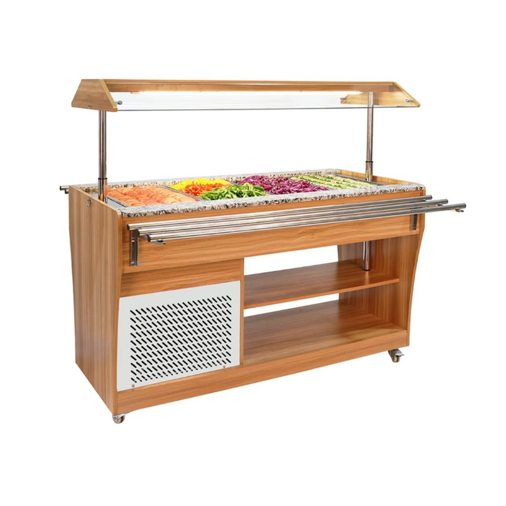 [101470] Mesa Buffetera Refrigerada Movil RTS-1490L MIGSA