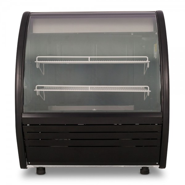 [1017980] Vitrina Cremera de 1 metro en Color Negro BHS10-F2 IMBERA