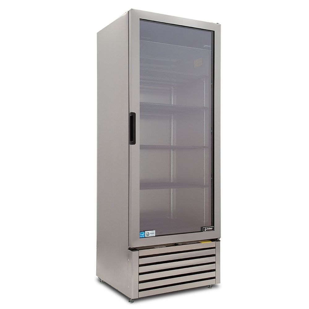 Refrigerador Vertical 1 Puerta Cristal Acero Inoxidable G319 C-INOX IMBERA