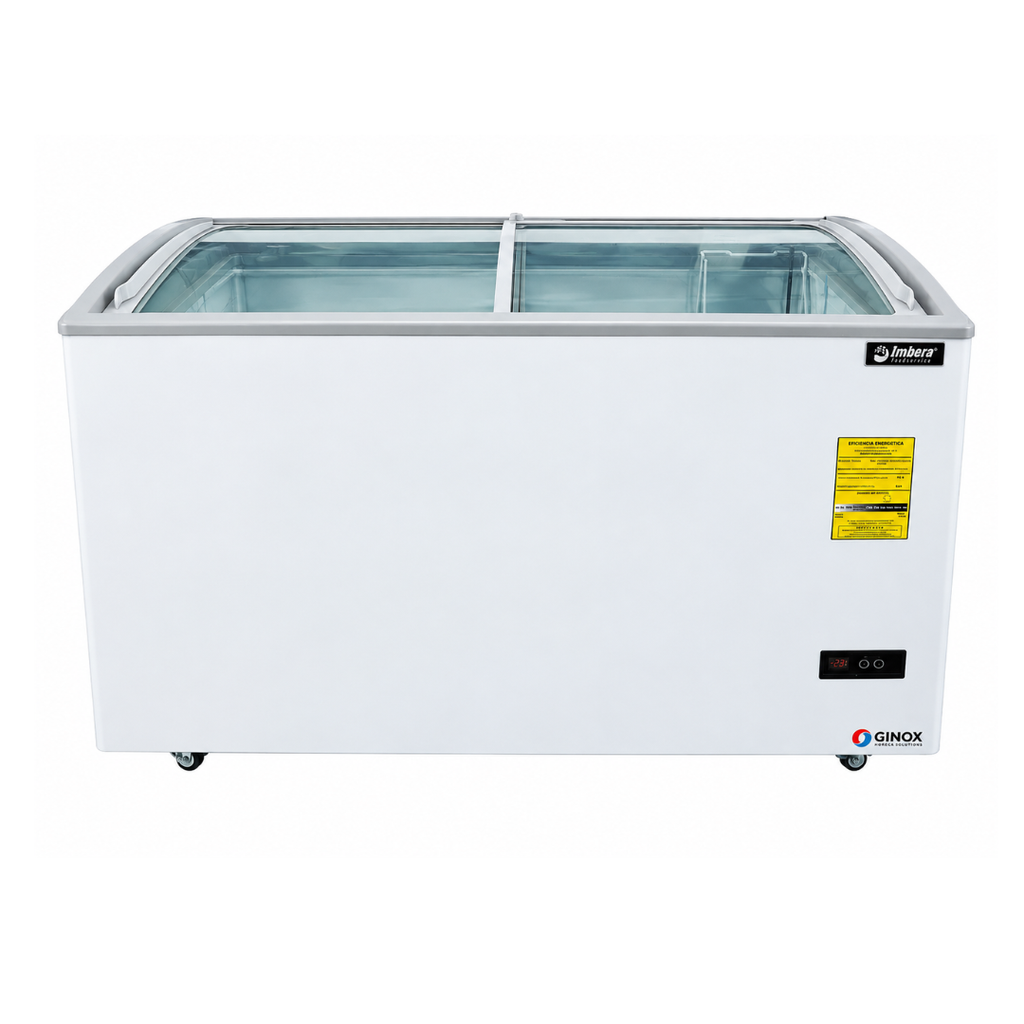 Congelador Horizontal Cristal Curvo HF-14-2CP IMBERA
