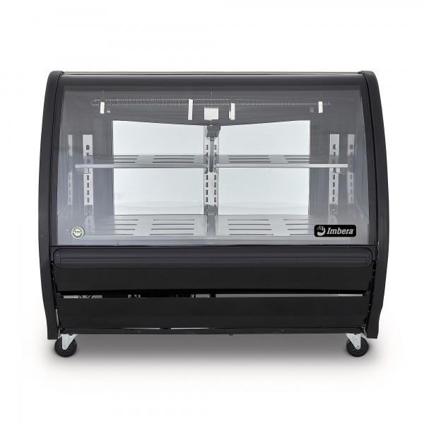 [1024851] Vitrina Cremera de 1.44 metros en Color Negro PHS-14N-F2 IMBERA
