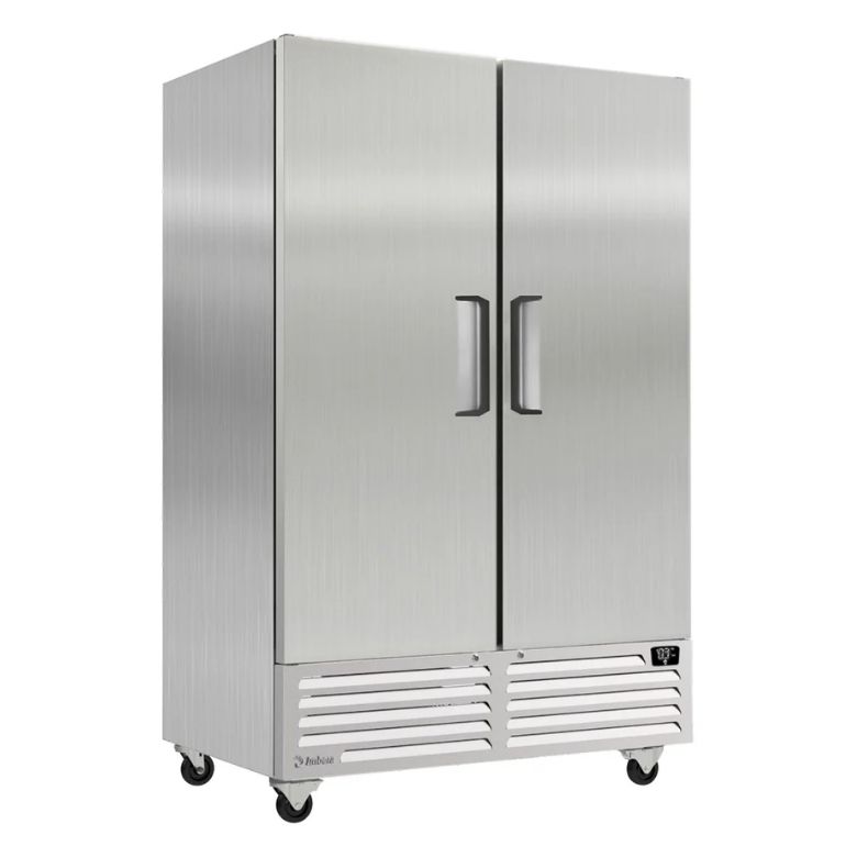Congelador Vertical Acero Inox 2 Puertas RIB49F-2 IMBERA