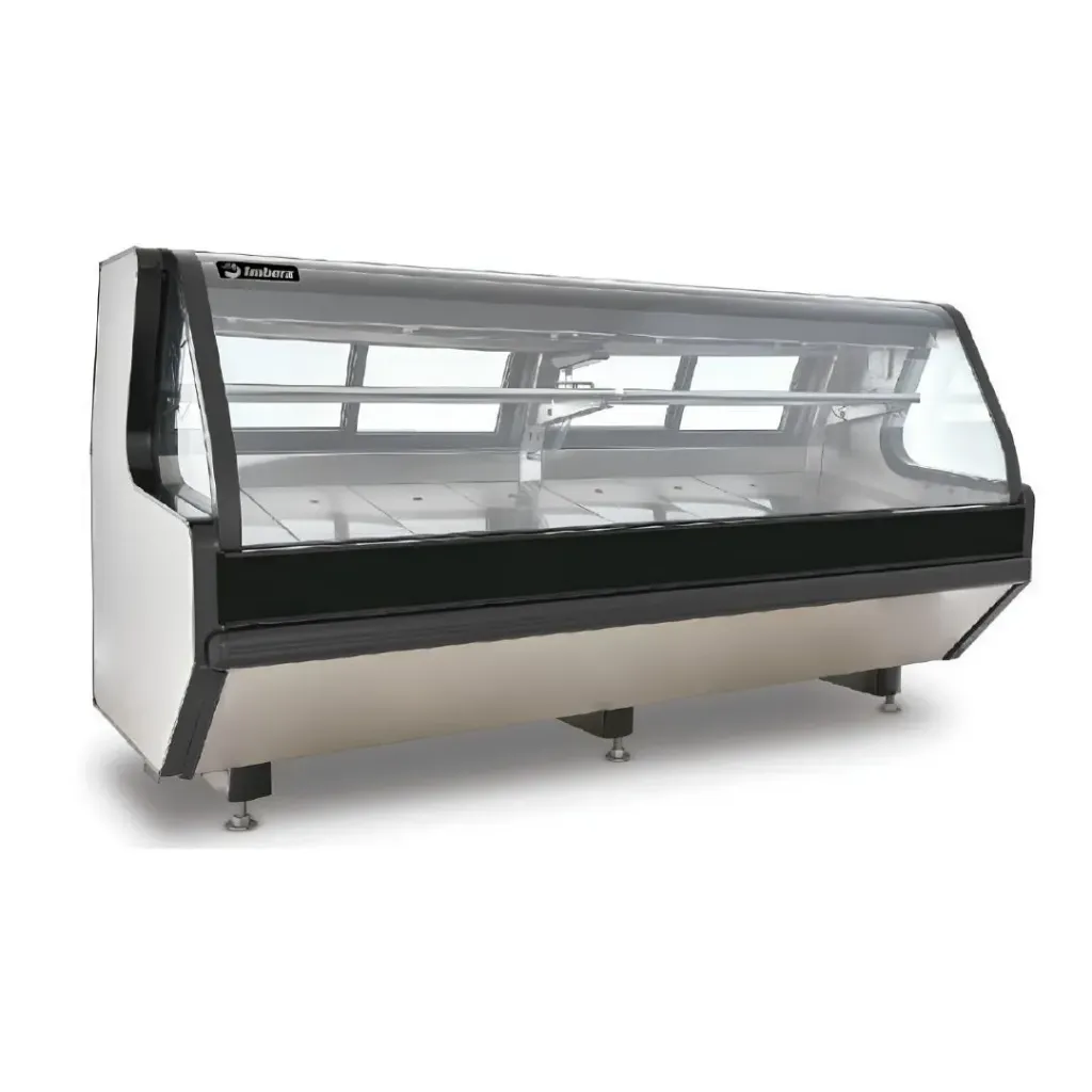 [1029120] Vitrina Carnicera de 2.50 metros en Acero Inoxidable VMCA-250-AI-PLUS IMBERA