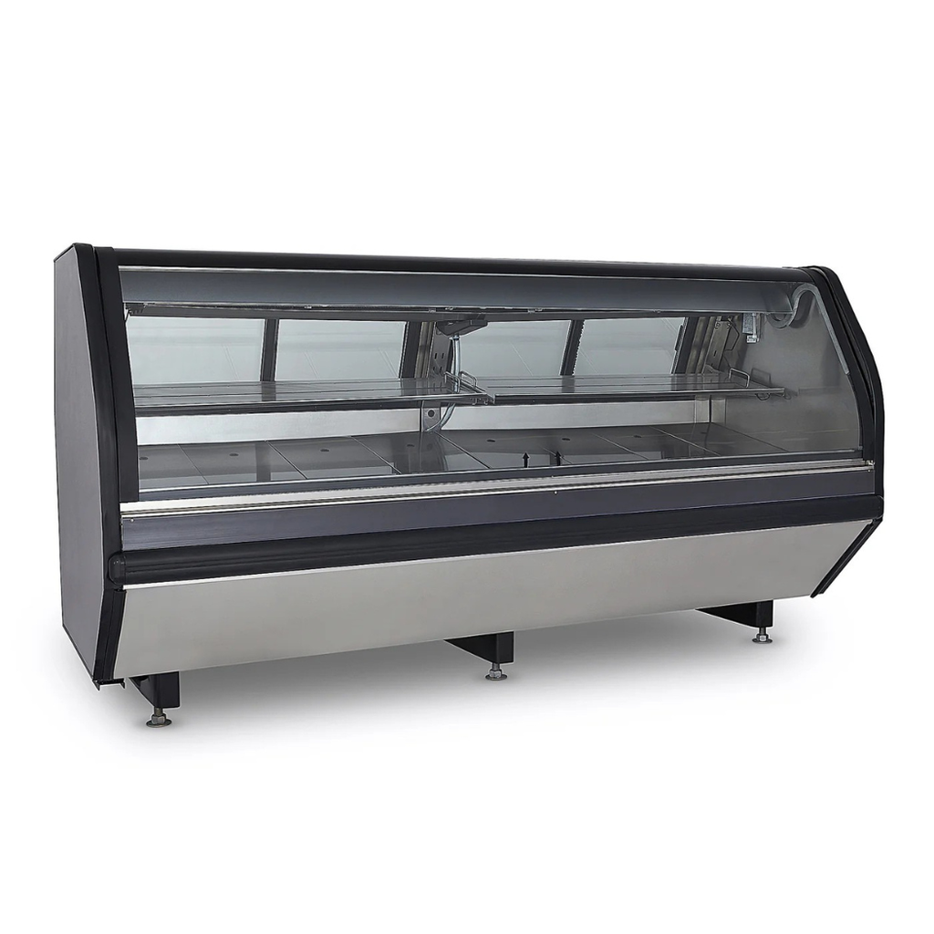 [1029122] Vitrina Carnicera de 2.50 metros VMCA-250-LIFT-IMB Cristal Curvo Abatible IMBERA